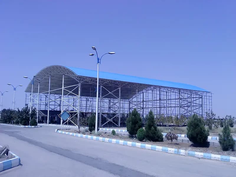 تصویر پروژه صنعتی سالن ورزشی دانشگاه علوم پزشکی گناباد